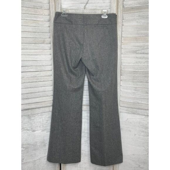 United Colors Of Benetton Wool Tweed Wide Leg Trousers Women's Size US 6 / EU 42 - Picture 2 of 6